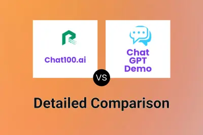 Chat100.ai vs Chat GPT Demo