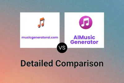 musicgeneratorai.com vs AIMusic Generator