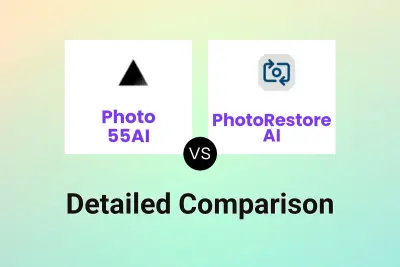 Photo 55AI vs PhotoRestore AI