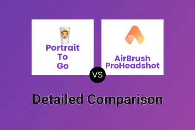 Portrait To Go vs AirBrush ProHeadshot