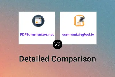 PDFSummarizer.net vs summarizingtool.io