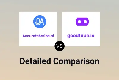 AccurateScribe.ai vs goodtape.io
