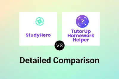 StudyHero vs TutorUp Homework Helper