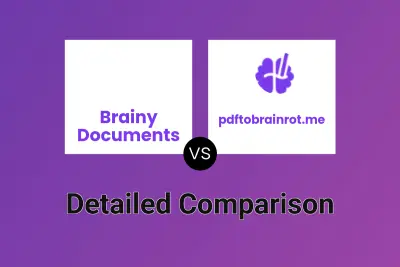 Brainy Documents vs pdftobrainrot.me