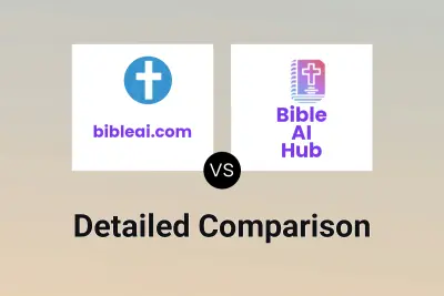 bibleai.com vs Bible AI Hub