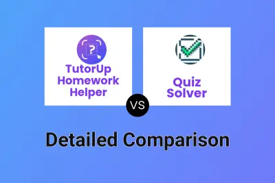 TutorUp Homework Helper vs Quiz Solver