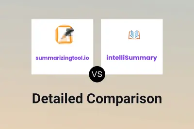 summarizingtool.io vs intelliSummary