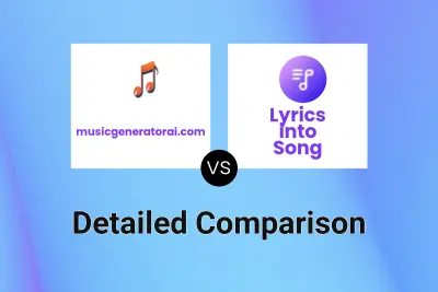 musicgeneratorai.com vs Lyrics into Song