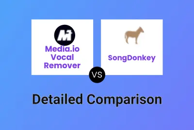 Media.io Vocal Remover vs SongDonkey