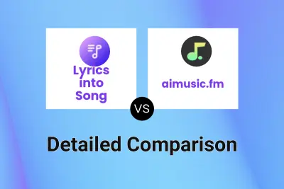 Lyrics into Song vs aimusic.fm