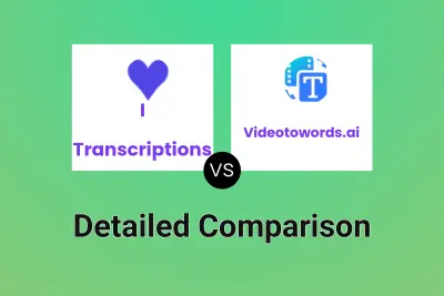 I ♡ Transcriptions vs Videotowords.ai