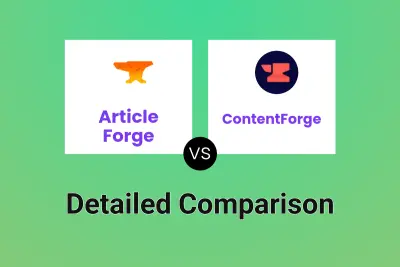 Article Forge vs ContentForge