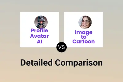 Profile Avatar AI vs Image to Cartoon