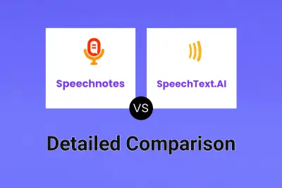 Speechnotes vs SpeechText.AI