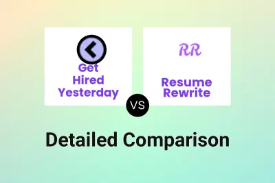 Get Hired Yesterday vs Resume Rewrite