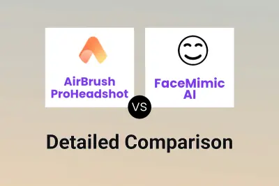 AirBrush ProHeadshot vs FaceMimic AI