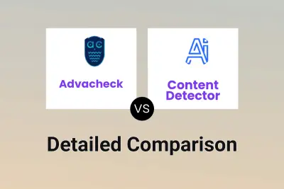 Advacheck vs Content Detector