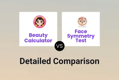 Beauty Calculator vs Face Symmetry Test