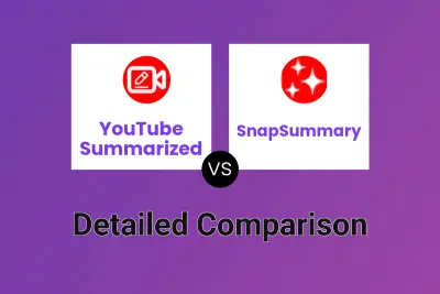 YouTube Summarized vs SnapSummary