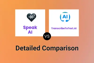 Speak AI vs TranscribeToText.AI