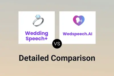 Wedding Speech+ vs Wedspeech.AI