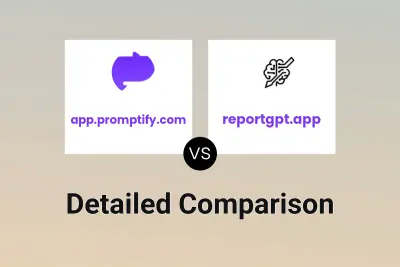 app.promptify.com vs reportgpt.app