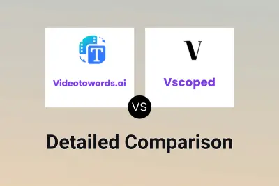 Videotowords.ai vs Vscoped