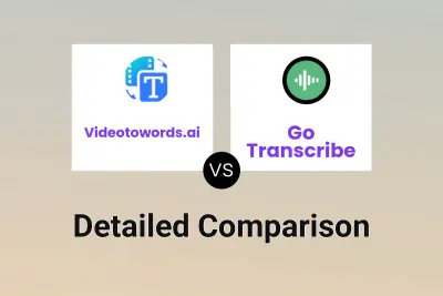 Videotowords.ai vs Go Transcribe