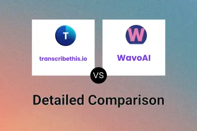 transcribethis.io vs WavoAI