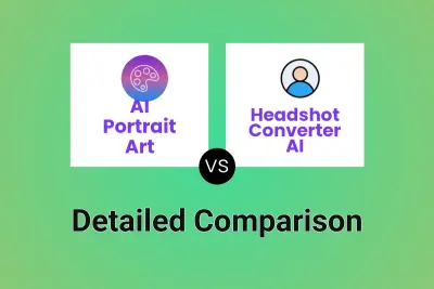 AI Portrait Art vs Headshot Converter AI