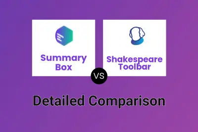 Summary Box vs Shakespeare Toolbar