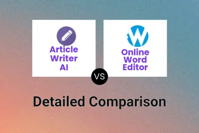 Article Writer AI vs Online Word Editor