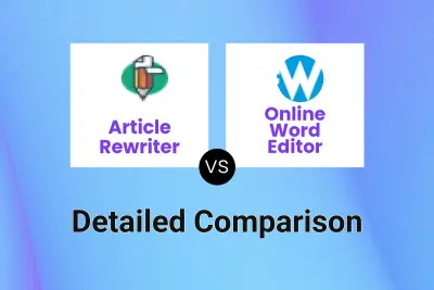 Article Rewriter vs Online Word Editor