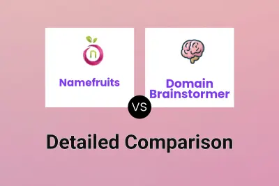 Namefruits vs Domain Brainstormer