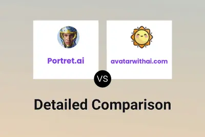 Portret.ai vs avatarwithai.com