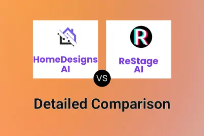 HomeDesigns AI vs ReStage AI