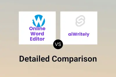 Online Word Editor vs aiWritely
