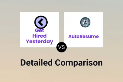 Get Hired Yesterday vs AutoResume