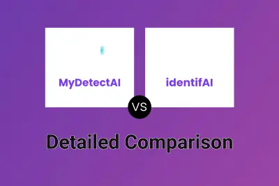MyDetectAI vs identifAI