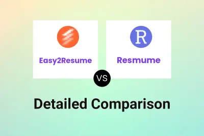 Easy2Resume vs Resmume