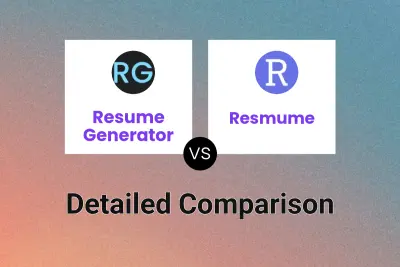 Resume Generator vs Resmume