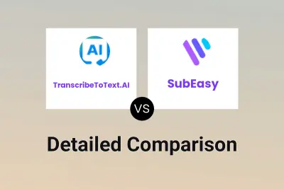 TranscribeToText.AI vs SubEasy