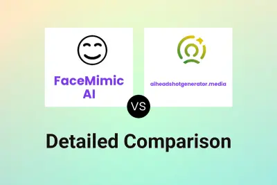 FaceMimic AI vs aiheadshotgenerator.media