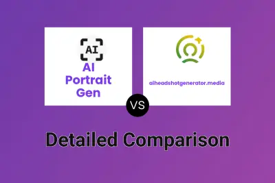 AI Portrait Gen vs aiheadshotgenerator.media