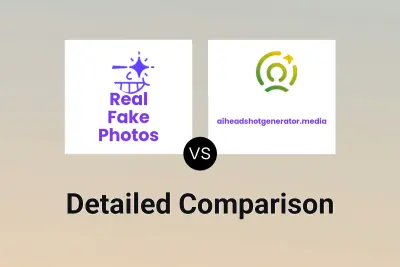 Real Fake Photos vs aiheadshotgenerator.media
