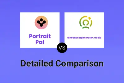 Portrait Pal vs aiheadshotgenerator.media