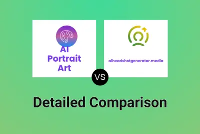 AI Portrait Art vs aiheadshotgenerator.media