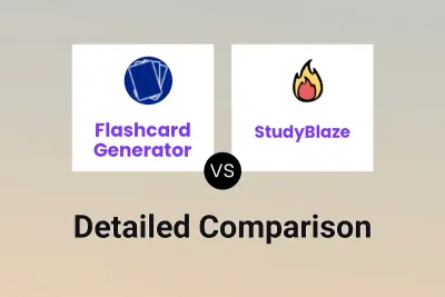 Flashcard Generator vs StudyBlaze