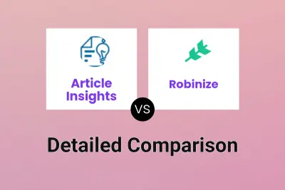 Article Insights vs Robinize