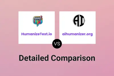 HumanizeText.io vs aihumanizer.org